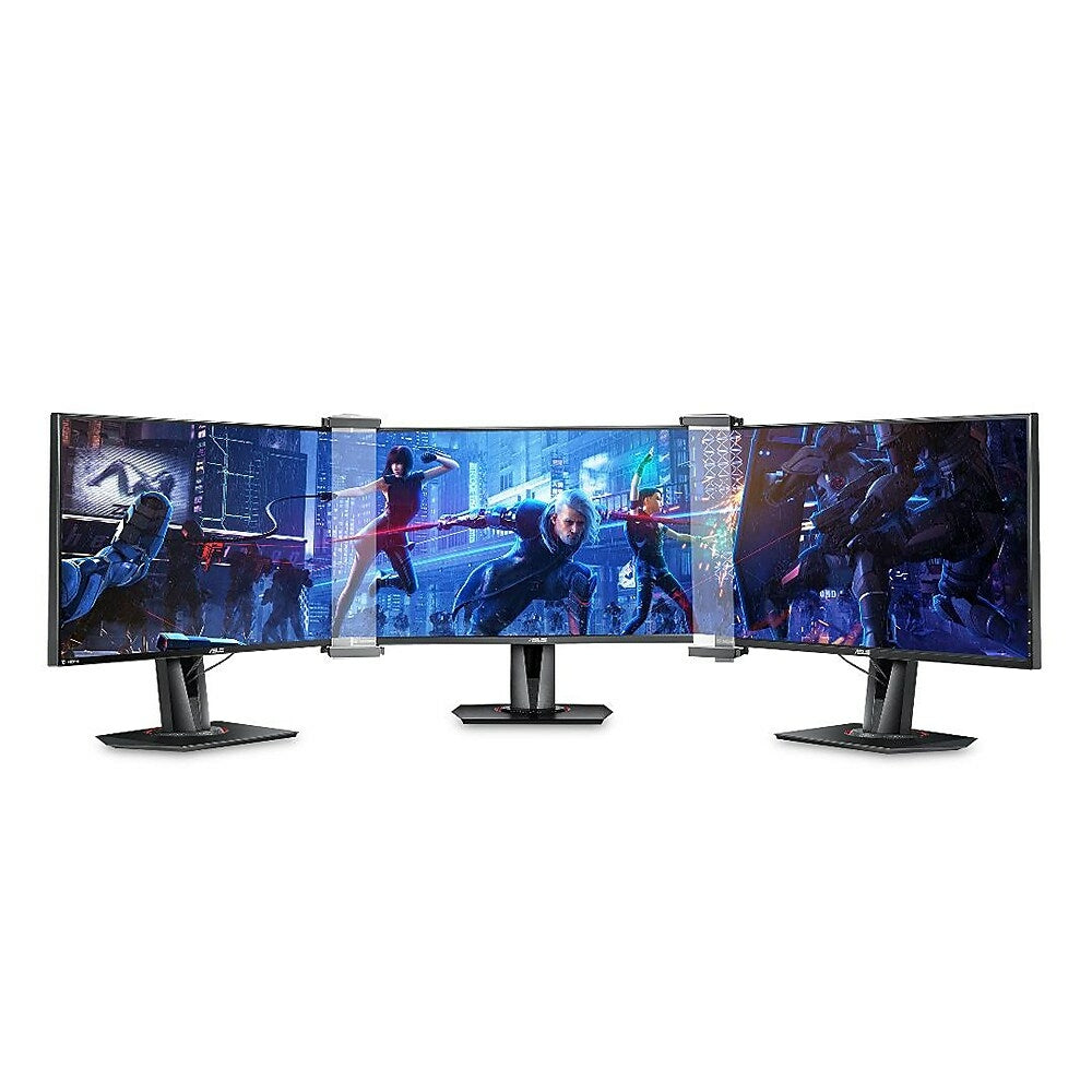 Image of ASUS ROG Bezel-Free Kit - Compatible With Flat Monitors Under 27", Black