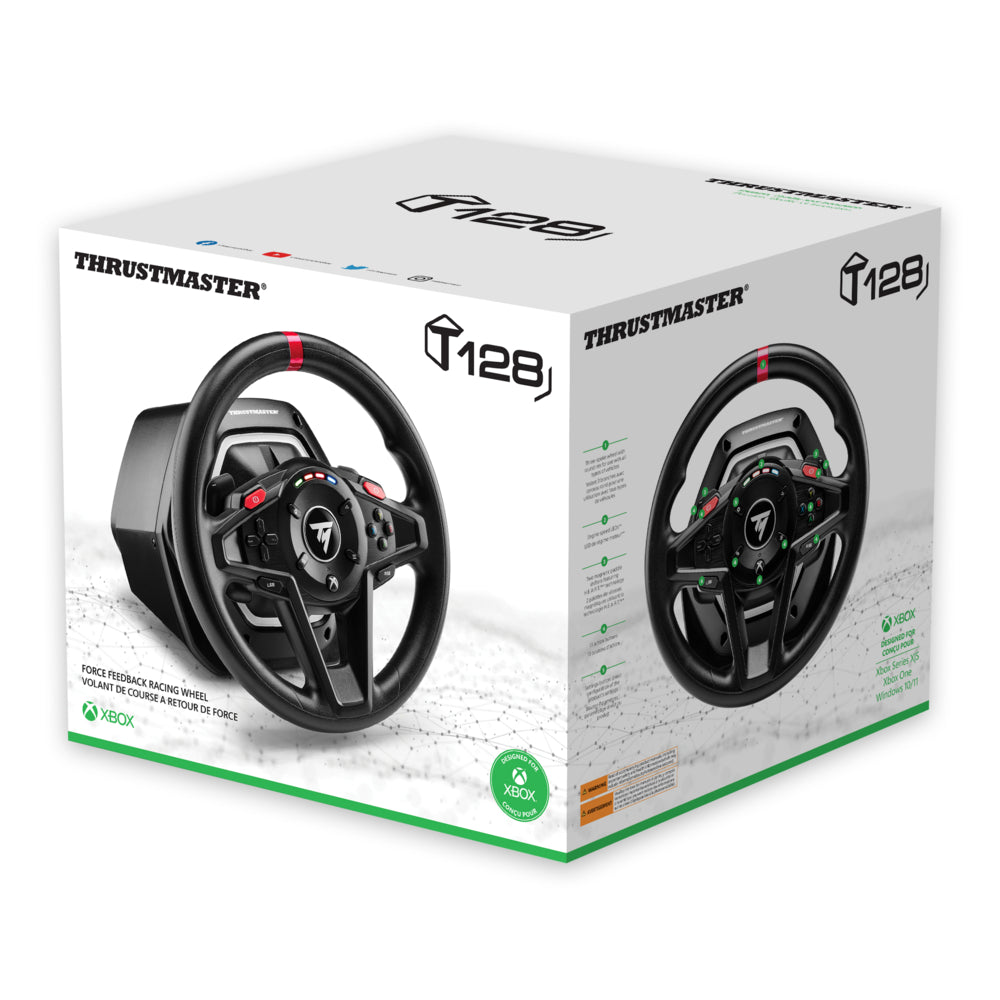 Image of Thrustmaster T128 X Racing Wheel - Xbox/PC, Black