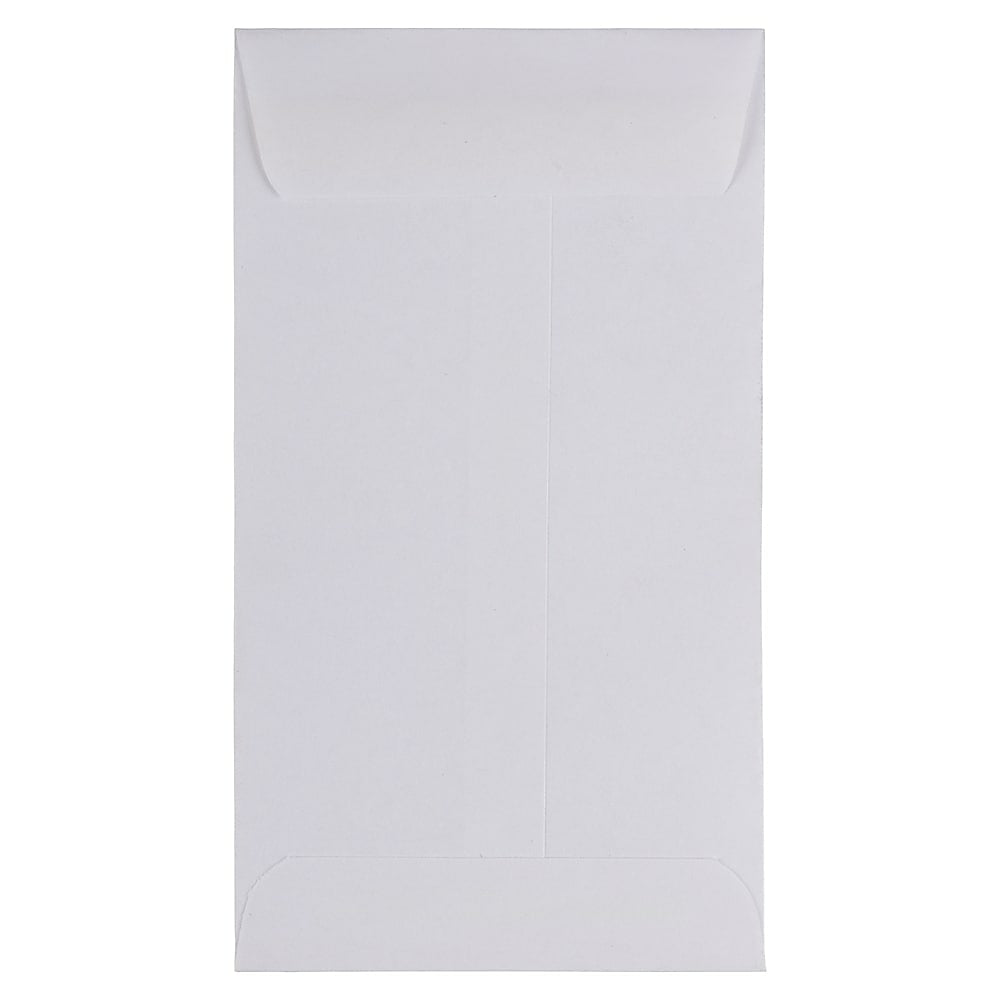 Image of JAM Paper #6 Coin Envelopes, 3.38 x 6, White, 1000 Pack (01623184B)