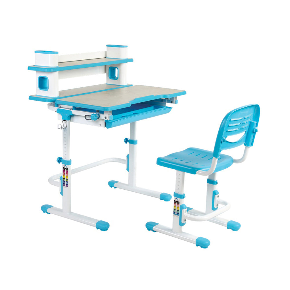 Image of United Canada Einstein - Adjustable Kids Desk & Chair - Blue