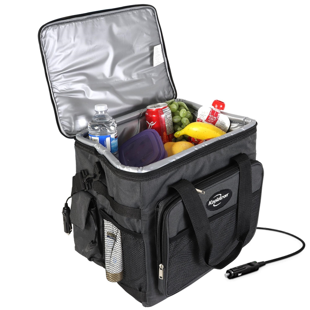 Image of Koolatron Soft Bag Travel Cooler, 34 Can, Grey