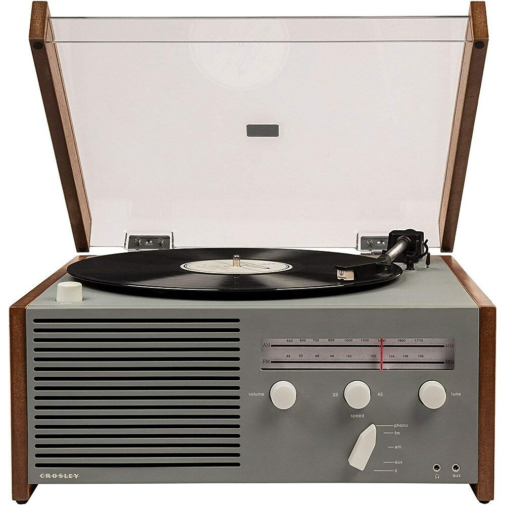 Crosley Cr6033a Gy Otto 4 In 1 Turntable With Bluetooth And Pitch Control Staples Ca