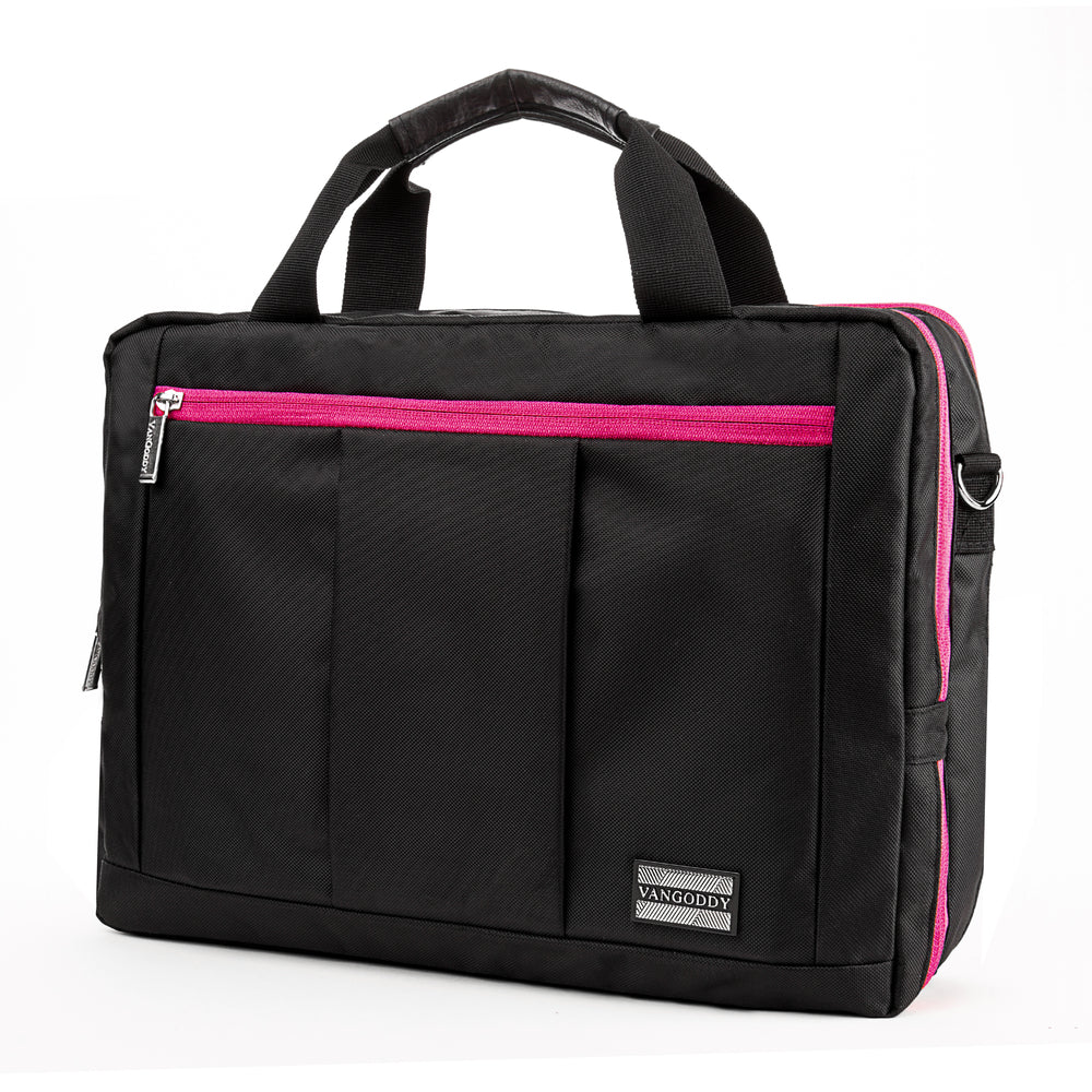 Image of Vangoddy 12" Laptop Backpack/ Messenger Bag - Pink