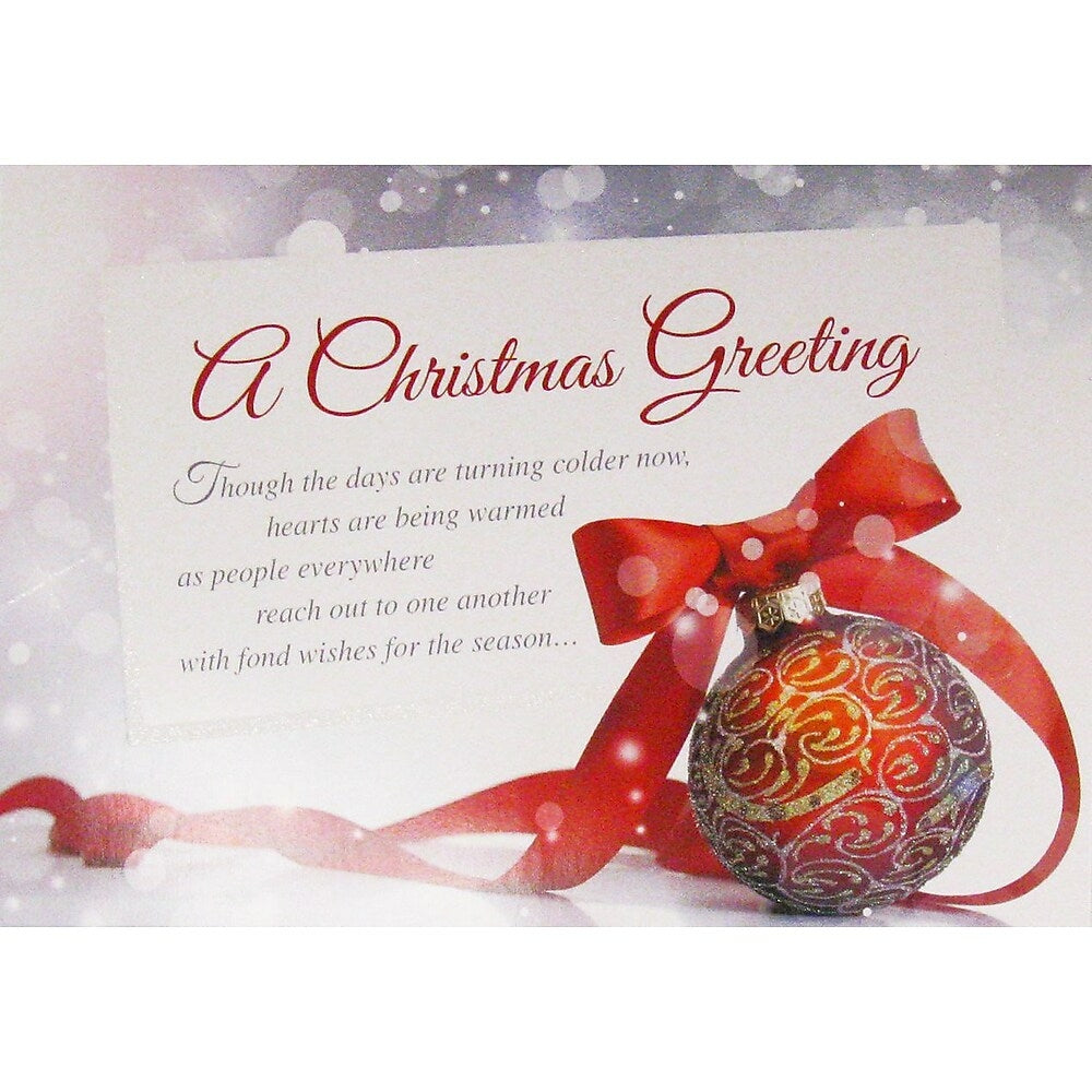 Image of Christmas Cards, A Christmas Greeting, 18 Pack