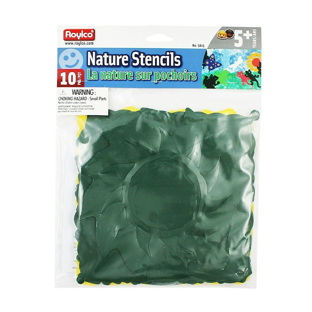 Image of Roylco Nature Stencils, 20 Pack (R-5615)