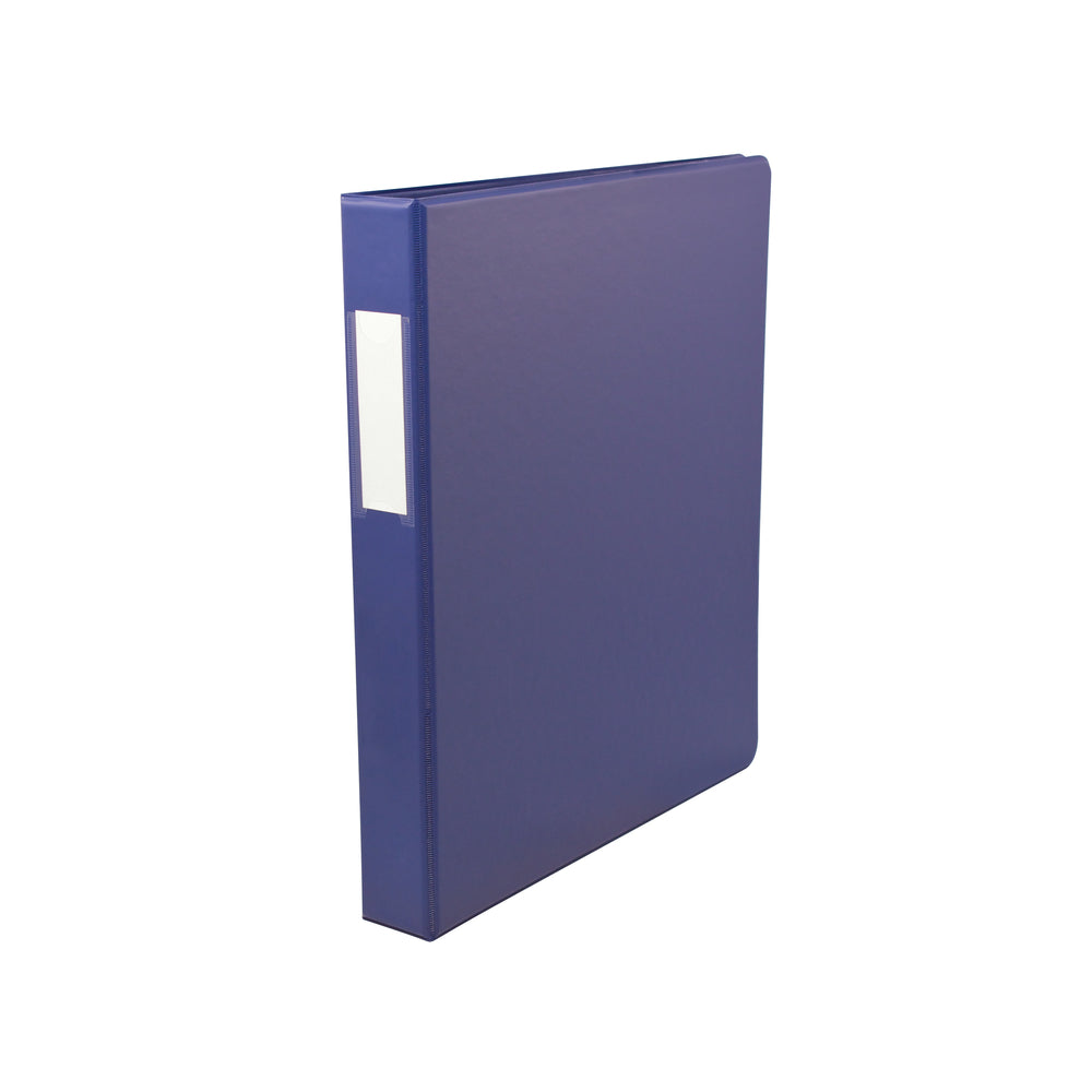 Image of Staples Economy 1" 3-Ring D-Ring Binder - Blue