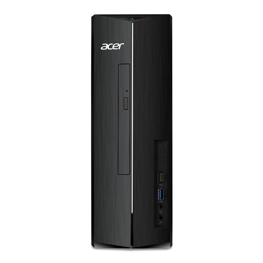 Image of Acer Aspire XC-1760-ES11 Tower Desktop Computer - Intel Core i3-12100 - 256GB SSD - 8GB RAM - Windows 11, Black