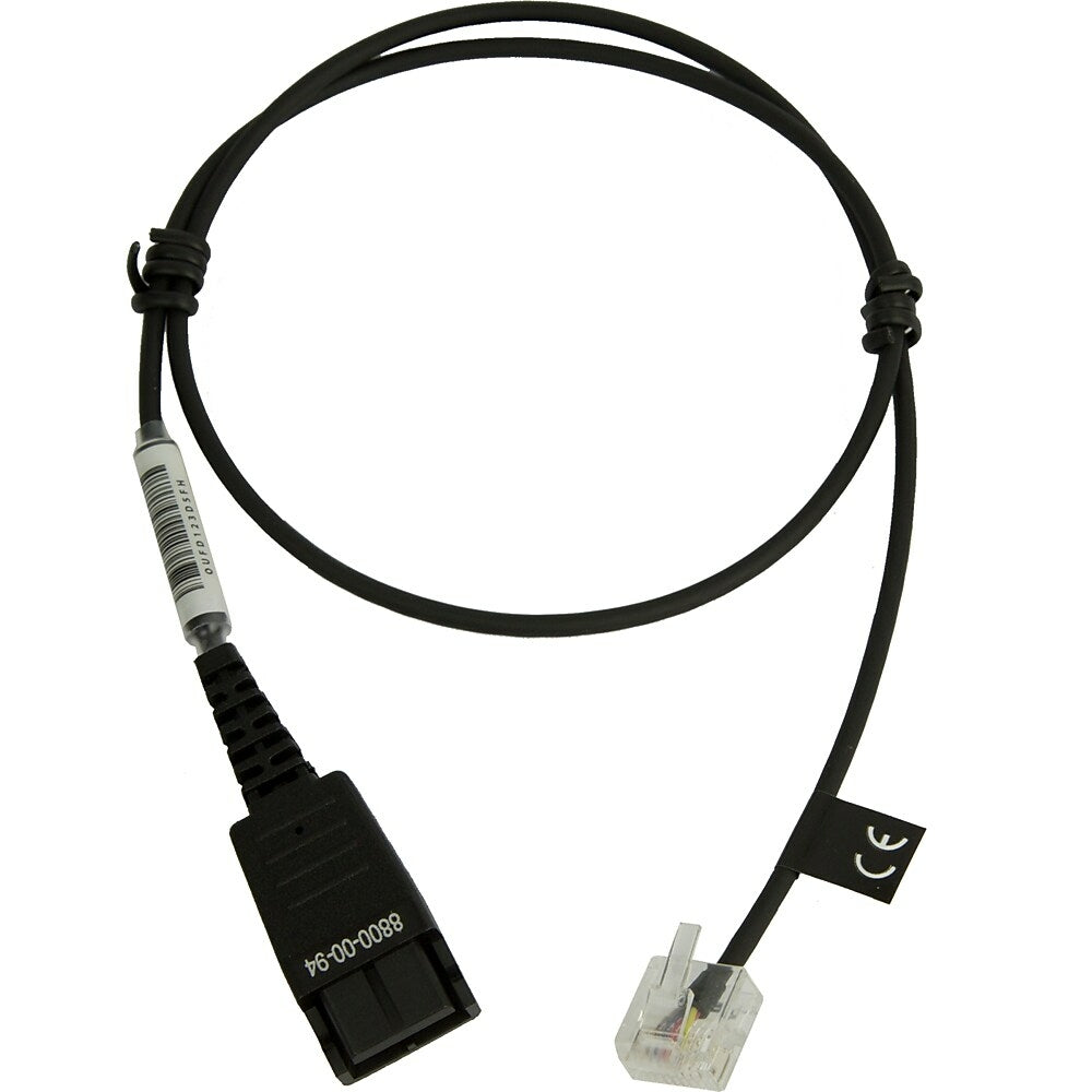 Image of Jabra Quick Disconnect To Modular RJ Extension Cord for Siemens Open Stage Series (8800-00-94)