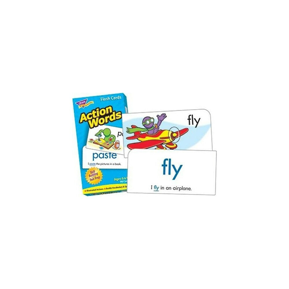 Image of Trend Enterprises Action Words Skill Drill Flash Cards, Grade 1 - 3rd (T-53013)