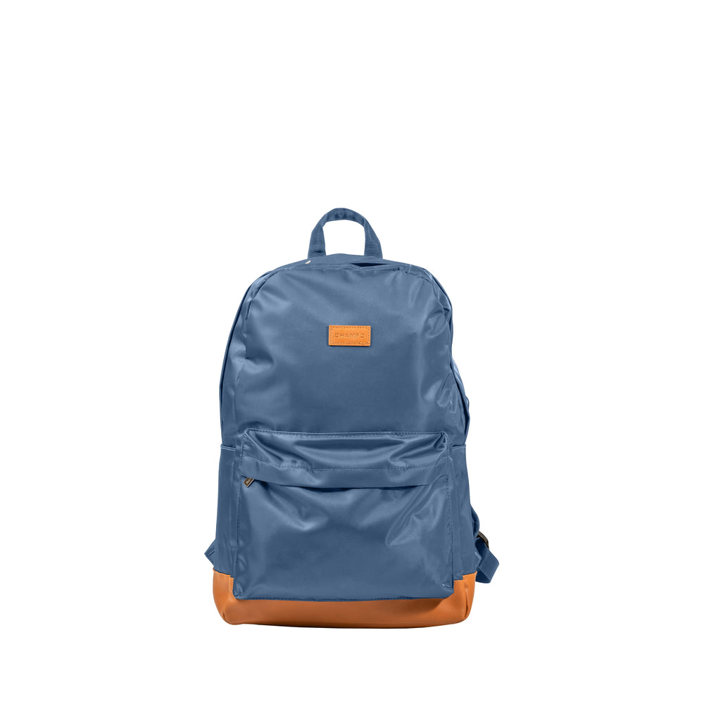 Image of CHAMPS The Every Day Smart Waterproof Nylon Backpack with Charging Port - Navy, Blue