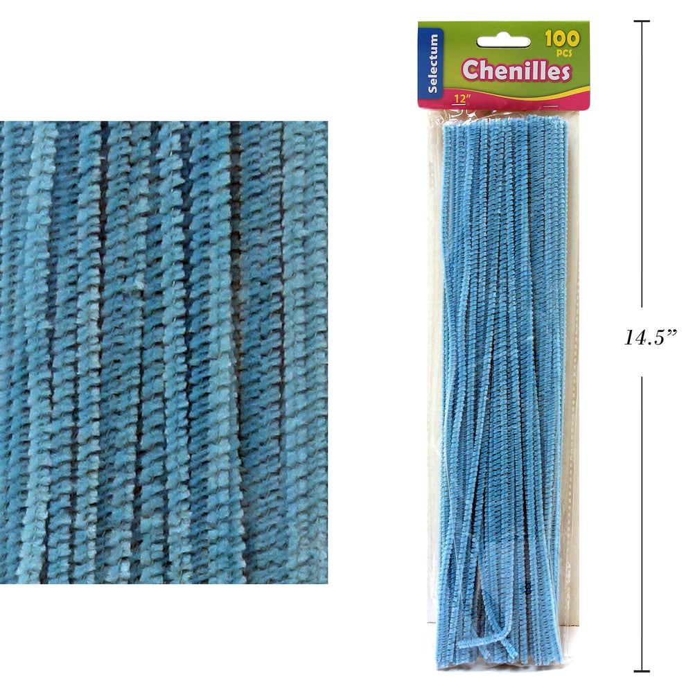 Image of Selectum Pipe Cleaners - 12" - Blue - 100 Pack