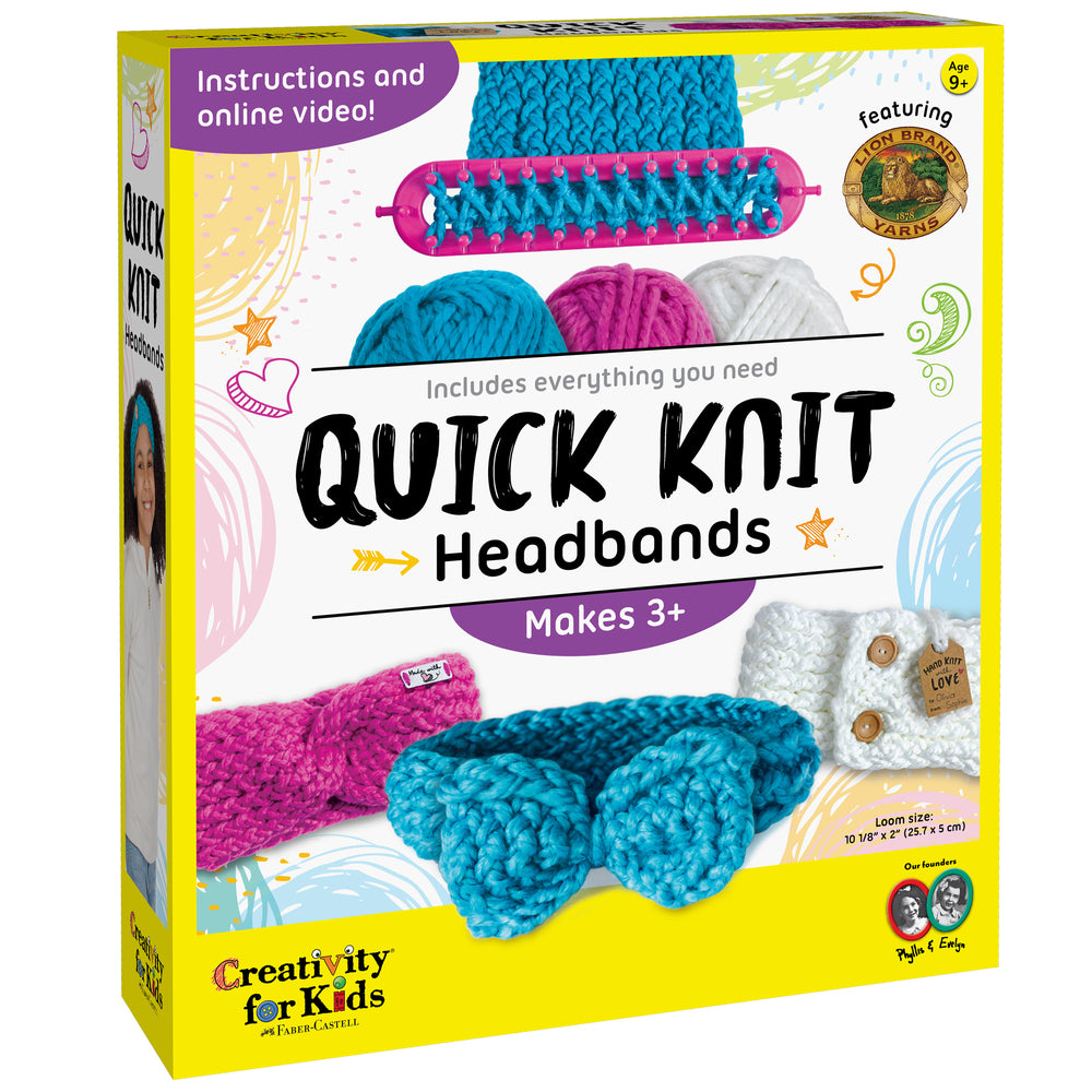 Image of Creativity for Kids Quick Knit Headbands