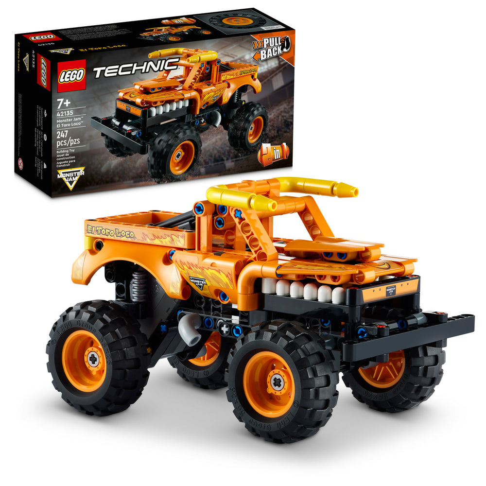 Image of LEGO Technic Monster Jam El Toro Loco Model Building Kit - 247 Pieces