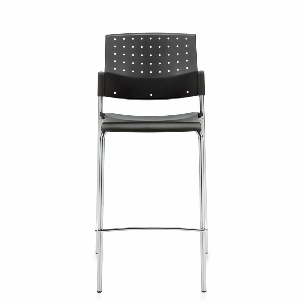 Image of Global Sonic 42" Armless Bar Stool - Black