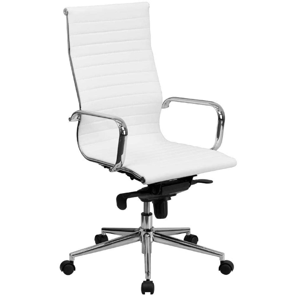 Image of Nicer Interior Eames Aluminum High Back Office Chair Chair - White