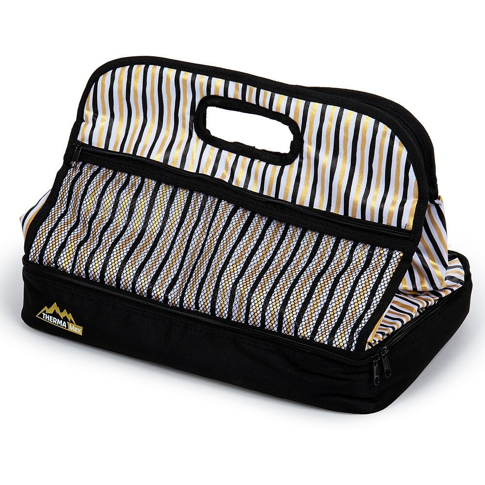 Image of Luciano Double-Layer Insulated Thermal Food Carrier, 16.75" x 13.25"