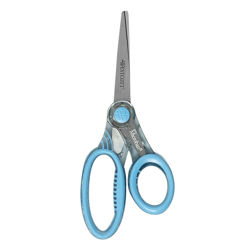 Image of Westcott 8" X-RAY Antimicrobial Scissors, Blue
