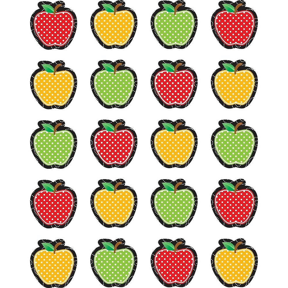 Image of Teacher Created Resources Dotty Apples Stickers, 1440 Pack (TCR5912)
