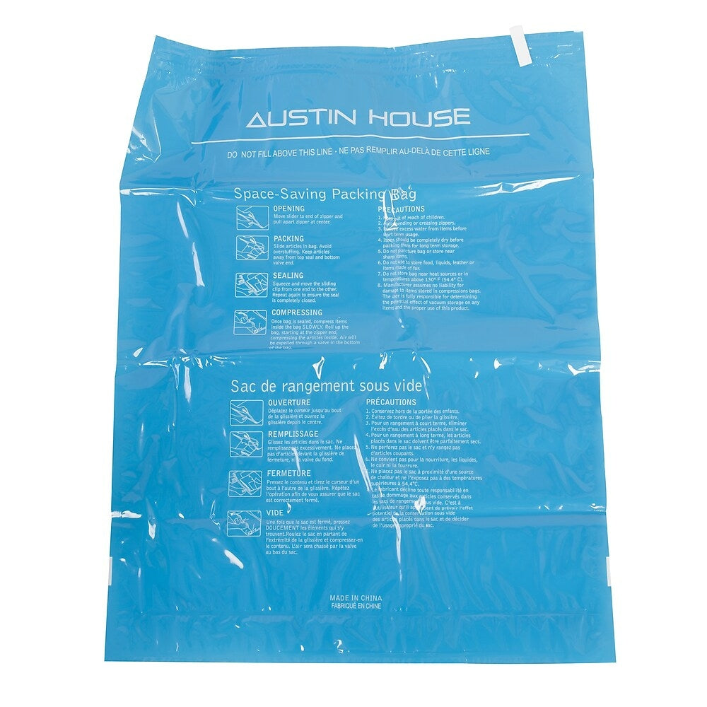Image of Austin House Space-Saving Packing Bag - Blue