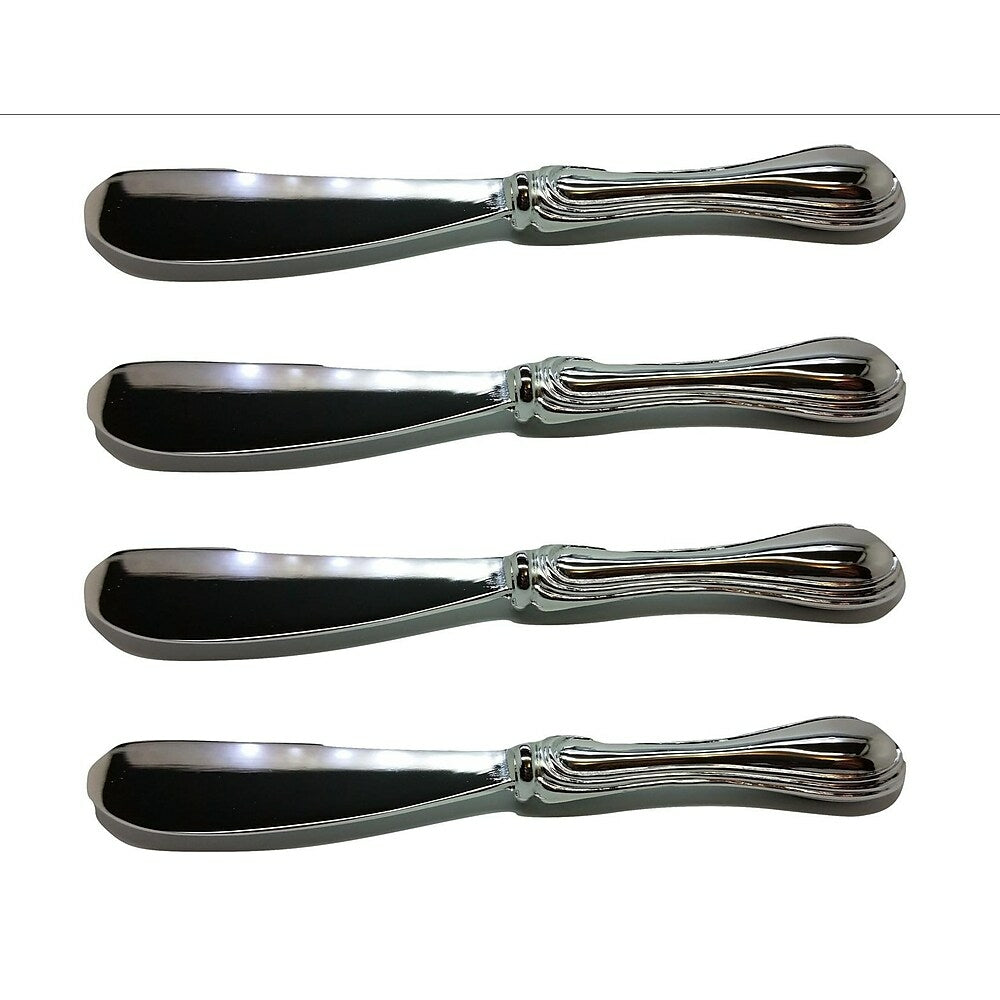 Image of Elegance Silver-Plate Rim Pate Knifes Set
