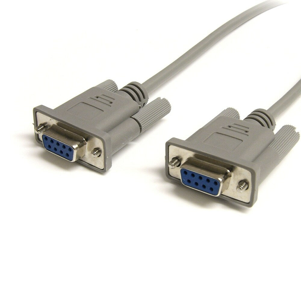 Image of StarTech Cross Wired DB9 Serial Null Modem Cable, F/F, 25 Ft
