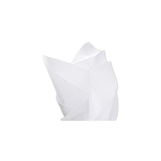 Papier de soie couleur blanc (Lot de 24 feuilles)