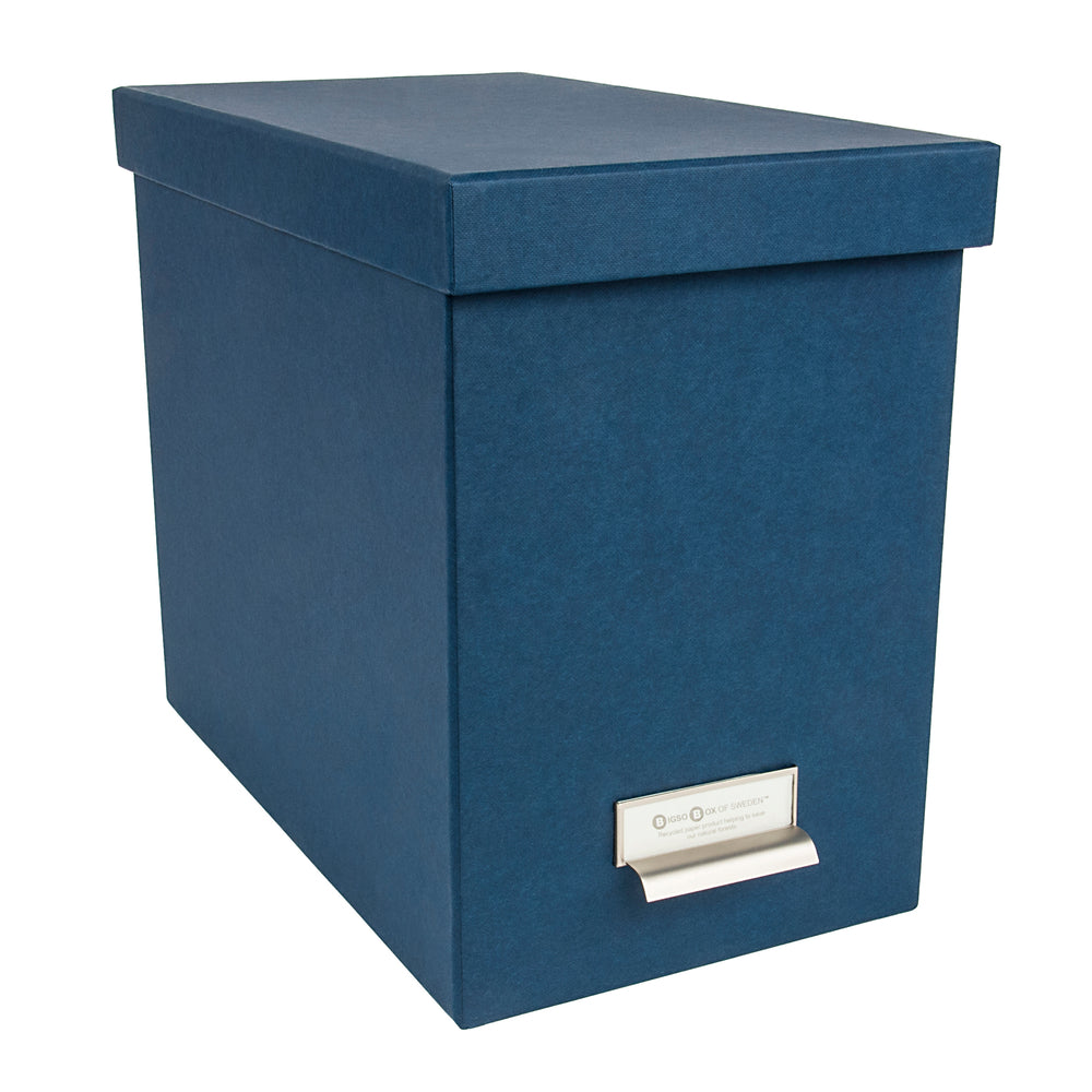 Image of Bigso Box Of Sweden John Lidded File Box - Navy