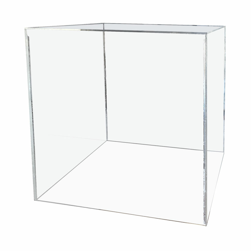 Image of Eddie's Clear Acrylic Display Box - 12"L x 12"W x 12"H - Clear