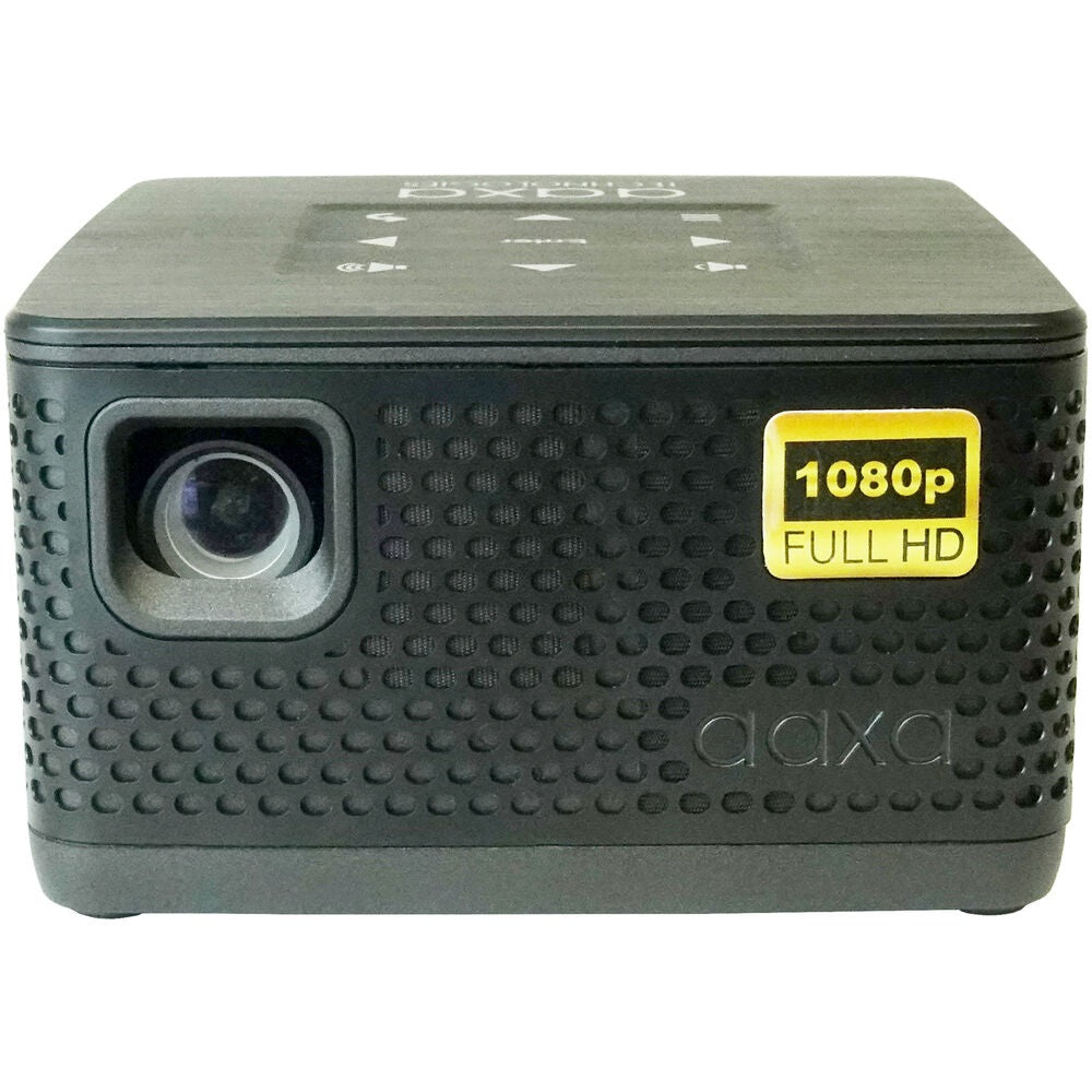 Image of AAXA Technologies P7+ LED Wireless Mini Portable Projector - Grey/Black