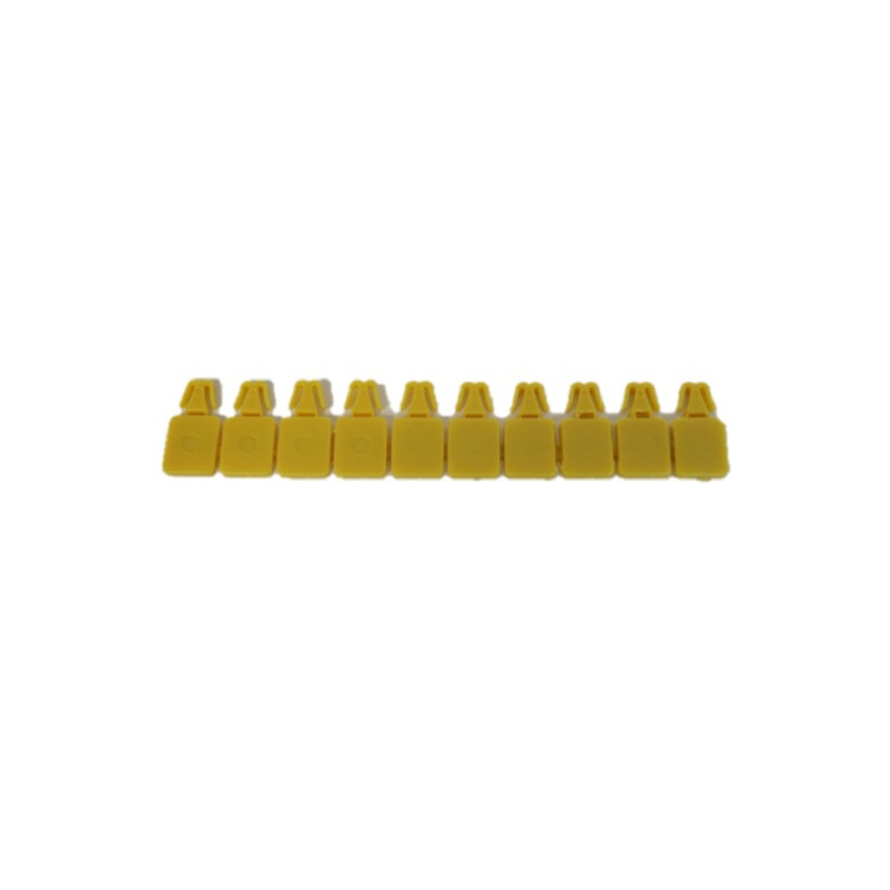Image of NSSCAN Security Seal - Arrow Seal - Yellow - 500 Pack