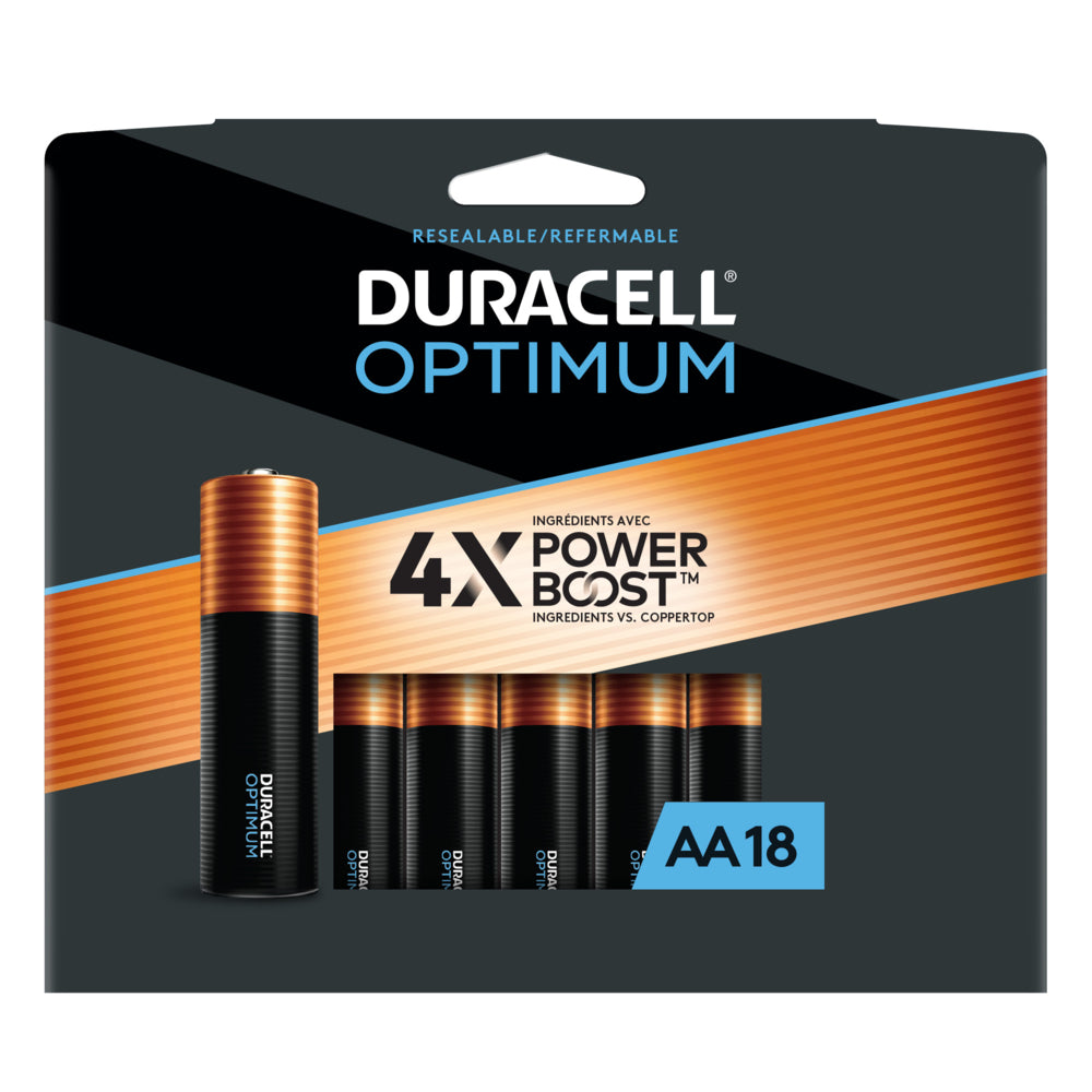 Image of Duracell Optimum AA Batteries - 18 Pack