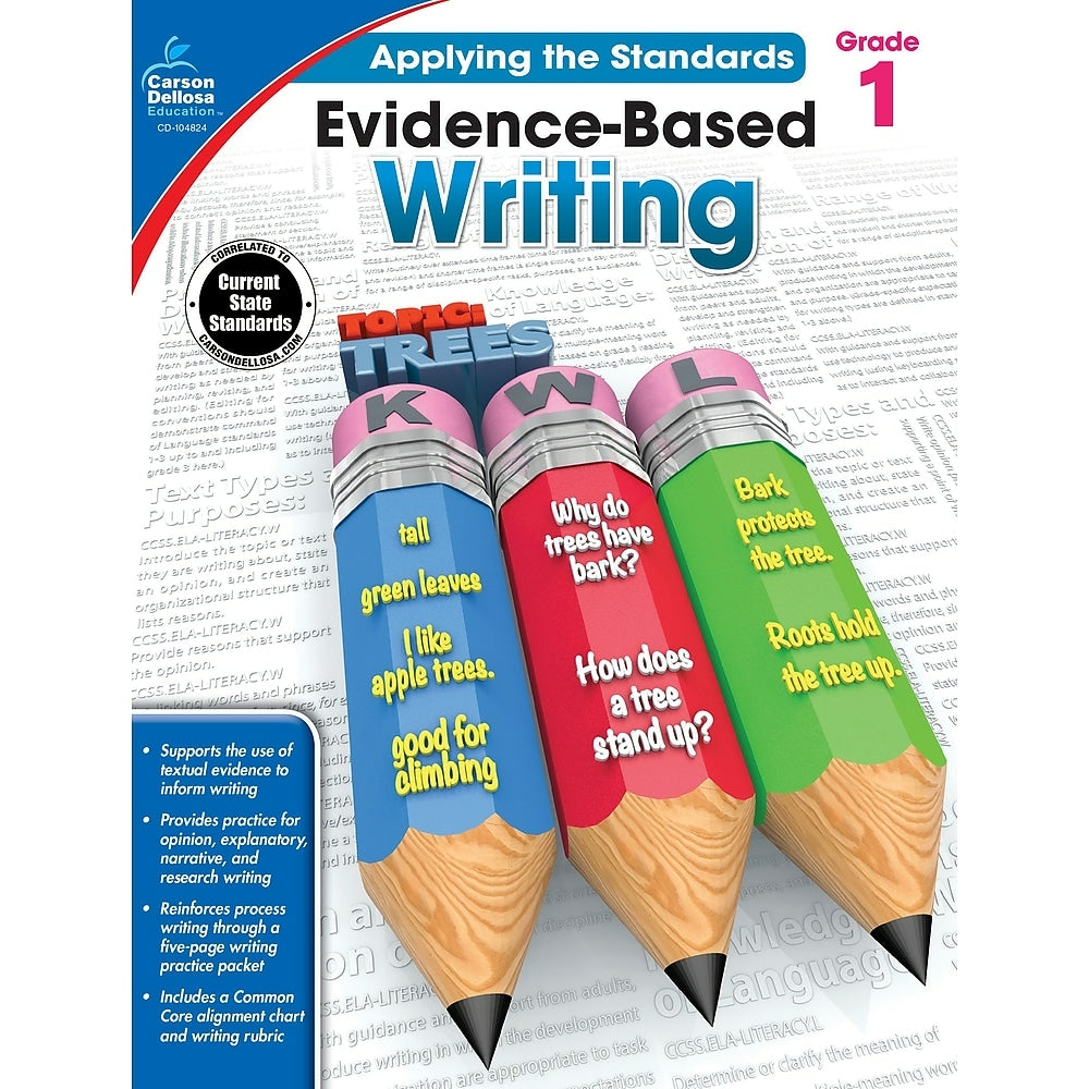 Image of eBook: Carson Dellosa 104824-EB Evidence-Based Writing - Grade 1