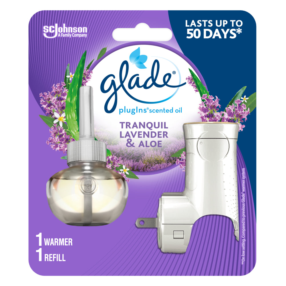 Image of Glade PlugIns Scented Oil Air Freshener Starter Kit - Tranquil Lavender & Aloe