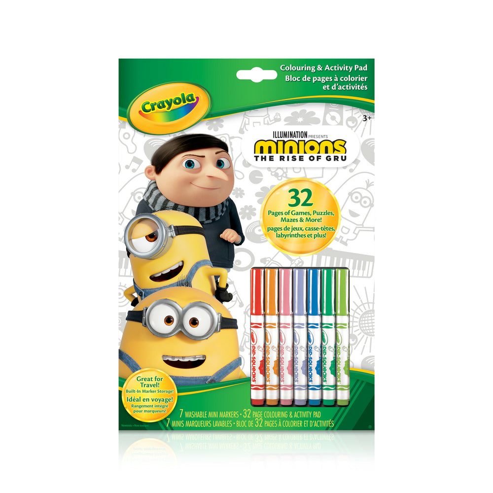 Image of Crayola Colour & Activity Pad - Minions 2