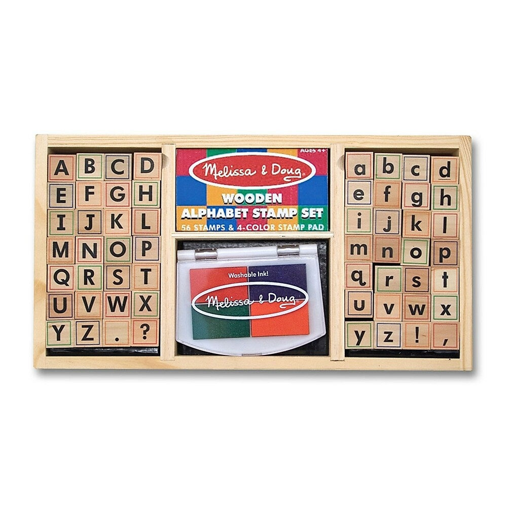 Image of Melissa & Doug Alphabet Stamp Set (LCI3557)