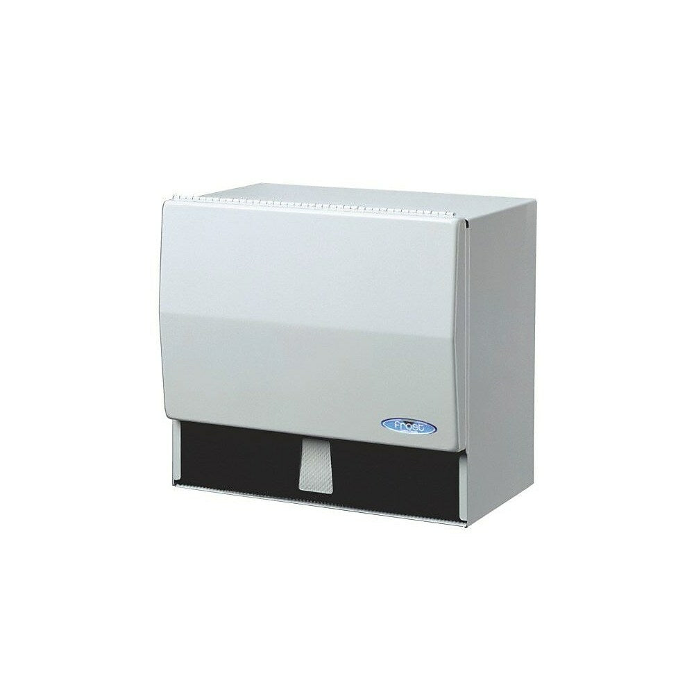 Image of Frost Universal Towel Dispenser, White Epoxy Powder