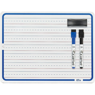 Charles Leonard Dry Erase Lap Board, 1-Sided Lined, 9 x 12, Pack of 12