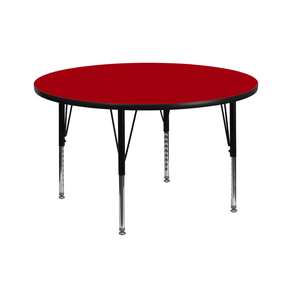 Image of Flash Furniture 42" Round Thermal Laminate Activity Table, Red