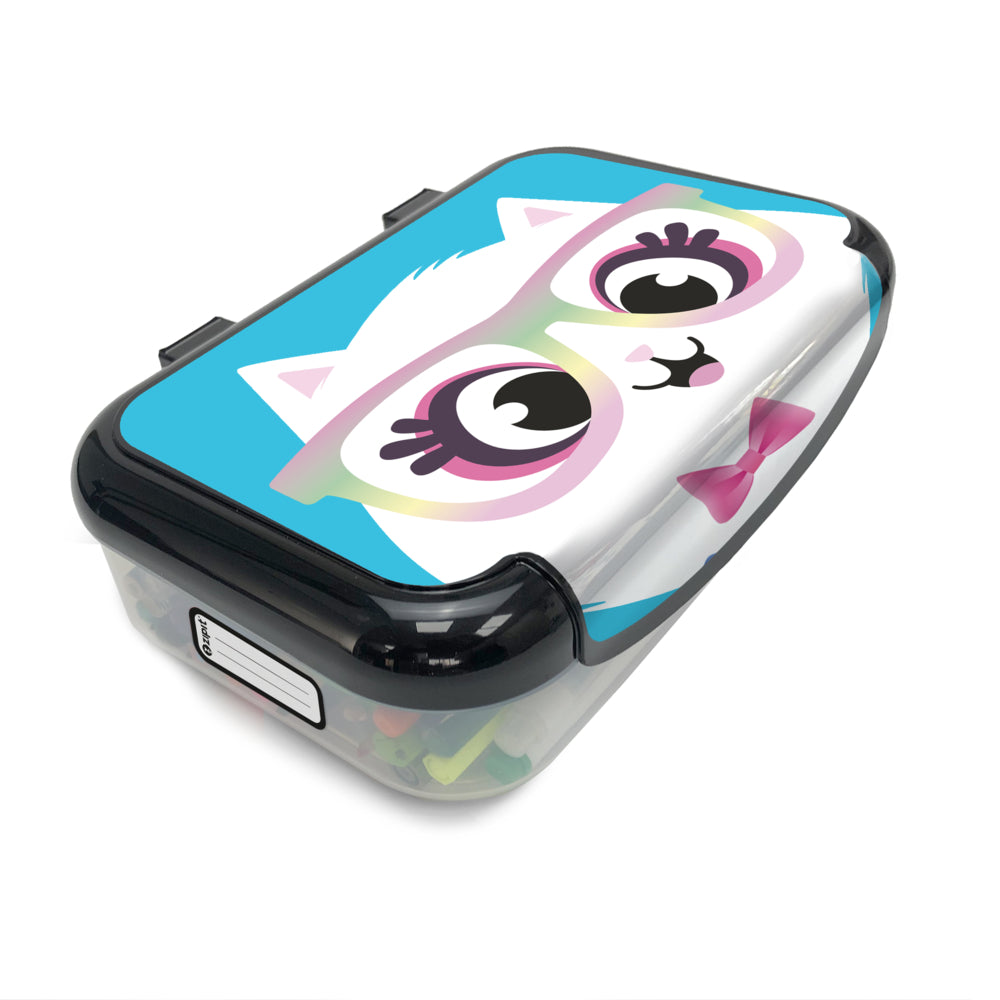 Image of Zipit Recycled Plastic Pencil Box - Cat