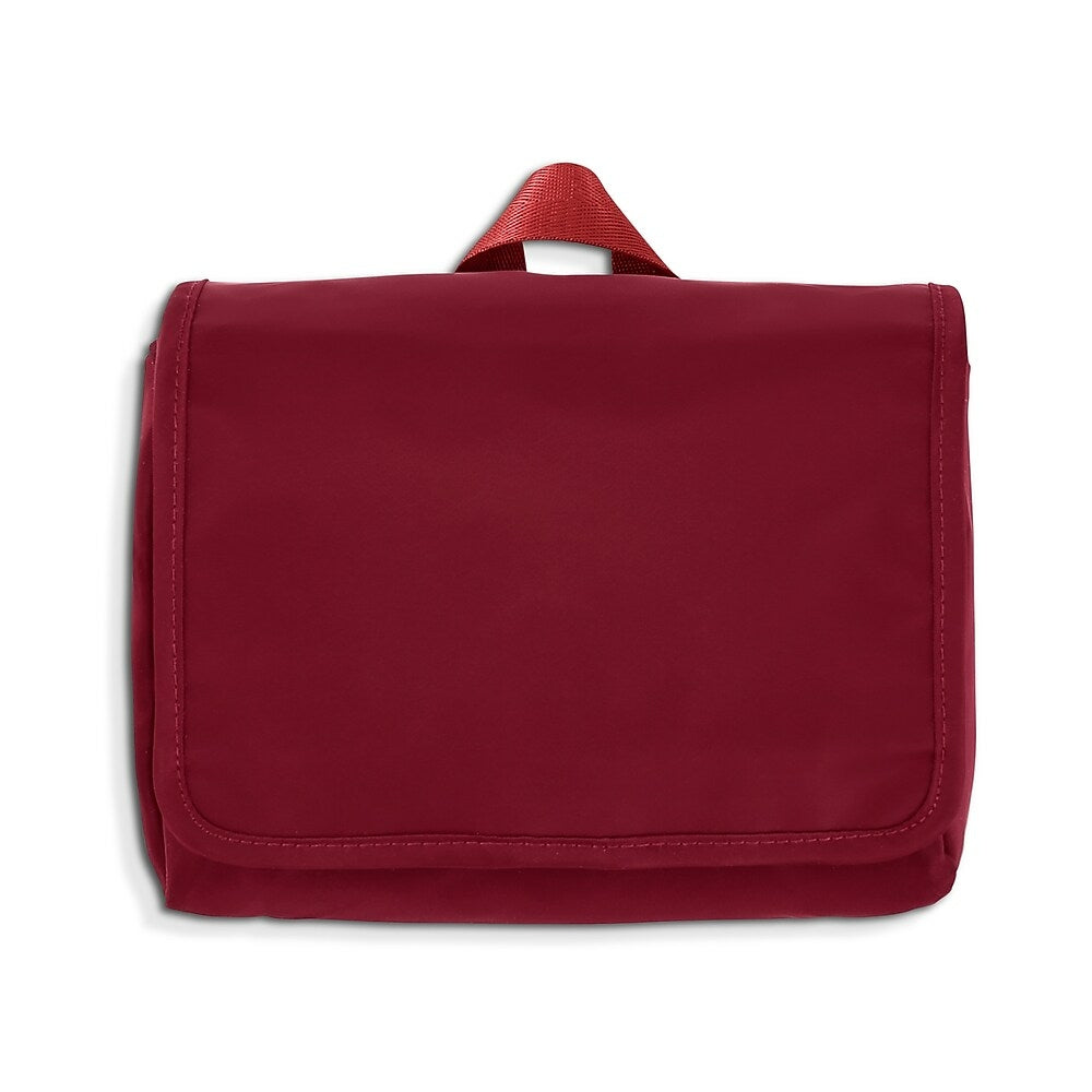 Image of Poppin Hanging Toiletry Bag - Wine, Red