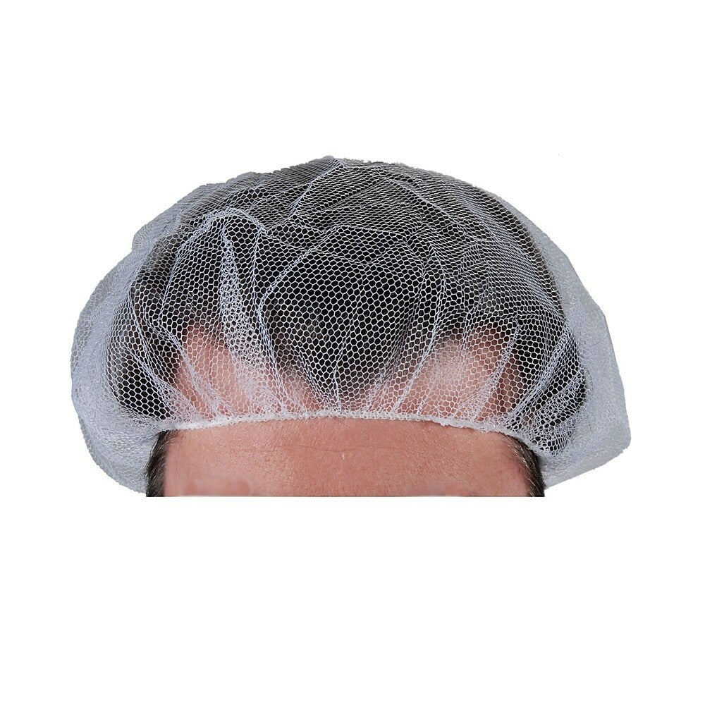 Image of Keystone Nylon 24" Hair Net, White, 2000 Pack