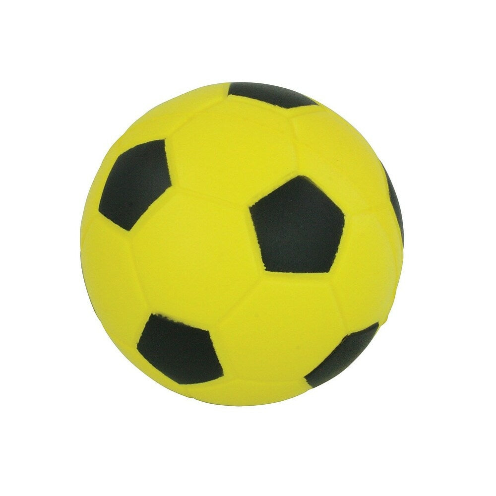 Image of Champion Sports Size 4 Coated High Density Foam Soccer Ball, Yellow (CHSSFC)