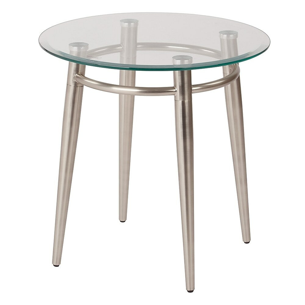 Image of Avenue Six Brooklyn Round End Table, Purple