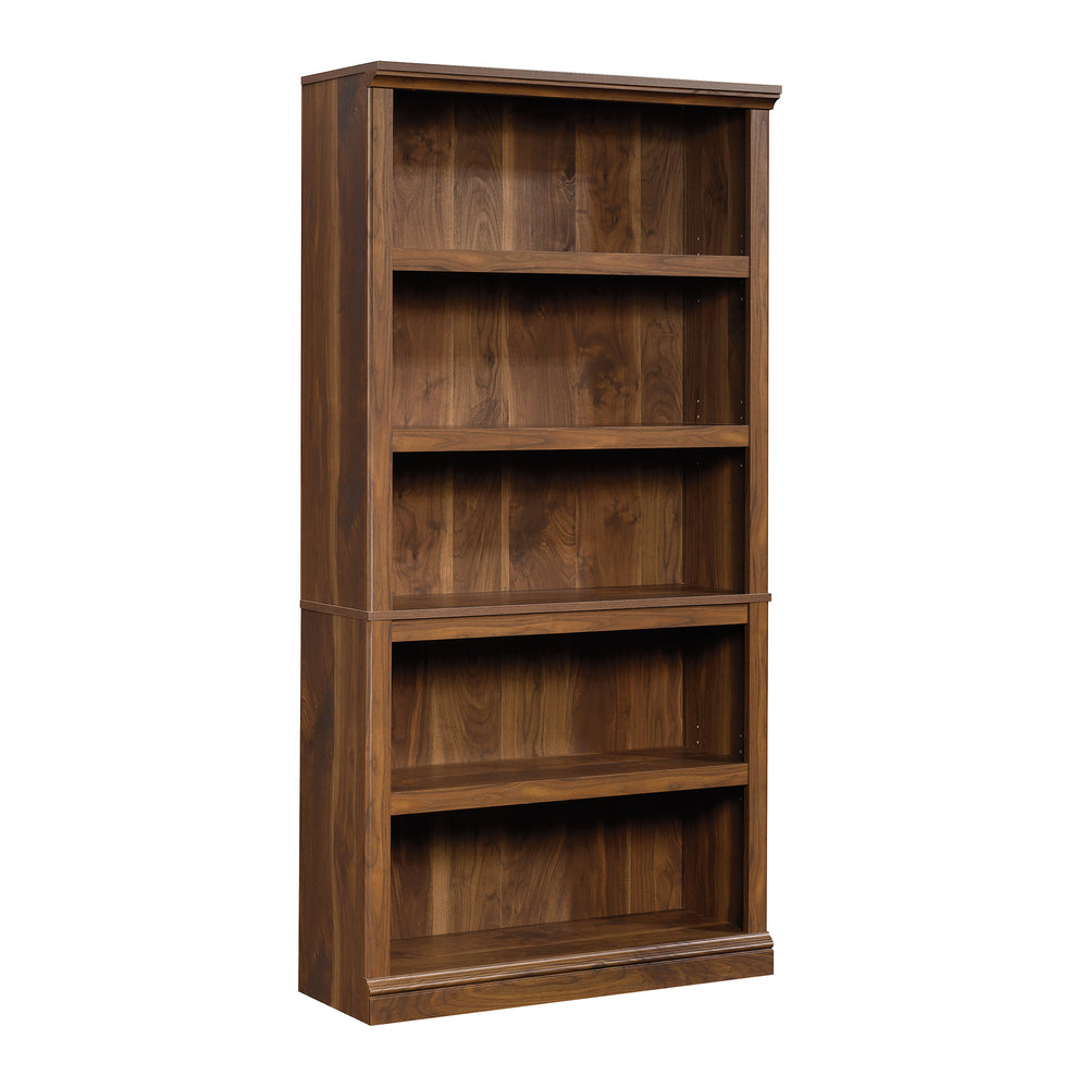 Image of Sauder Miscellaneous Storage 5-Shelf Bookcase - 69.76" H - Grand Walnut (426424)