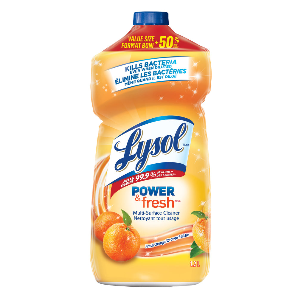 Image of Lysol Multi-Surface Disinfectant & Cleaner 1.2L - Orange
