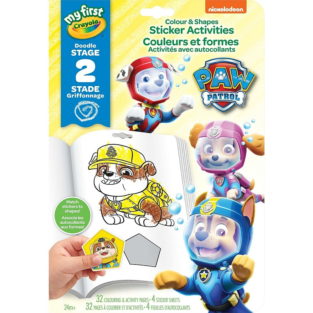 Image of Crayola Paw Patrol Colour and Shapes