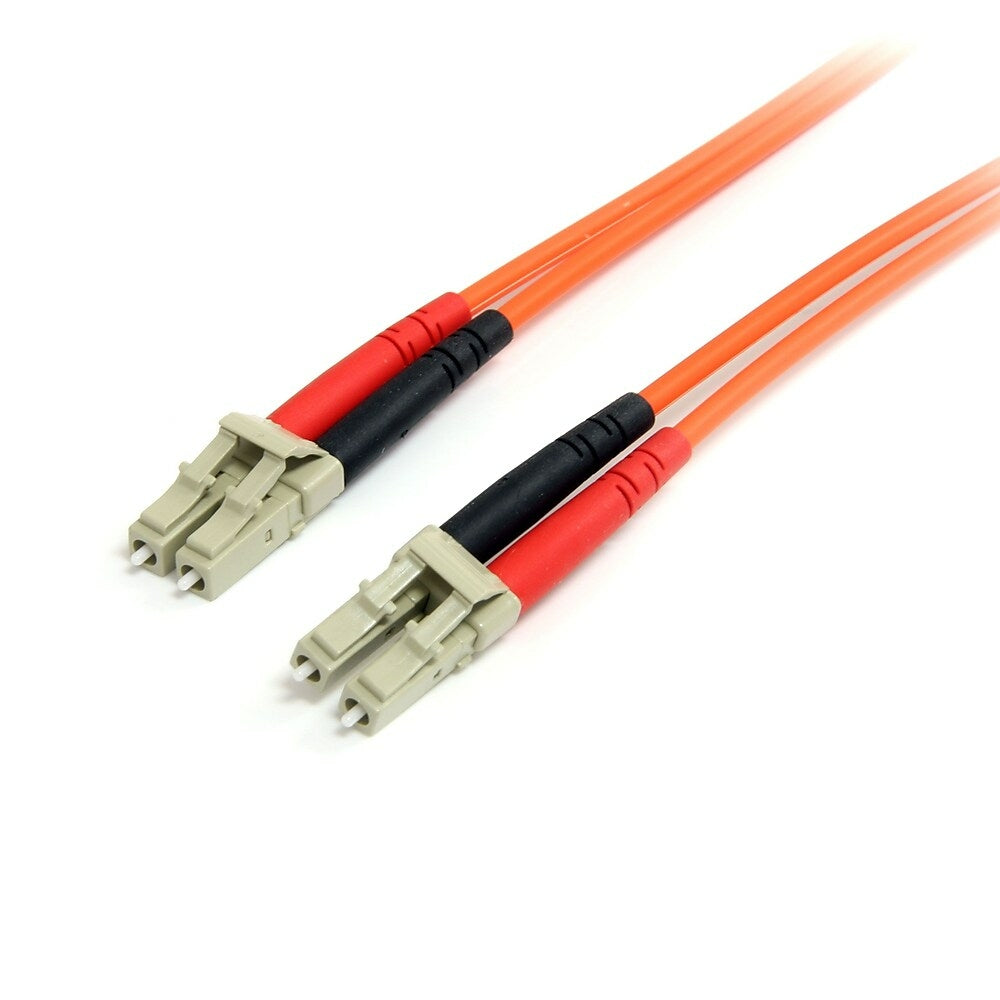 Image of StarTech Multimode 62.5/125 Duplex Fiber Patch Cable LC to LC, 1m