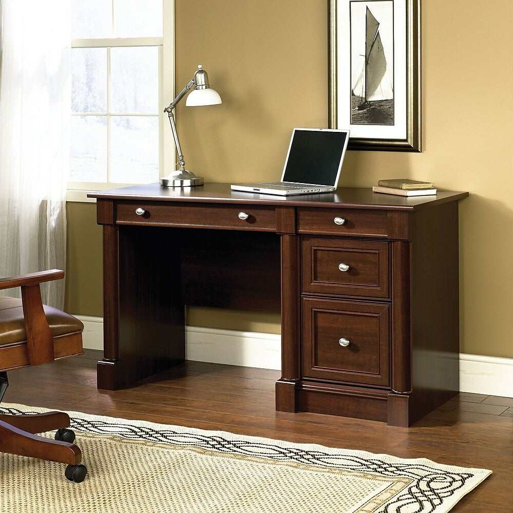 Image of Sauder Palladia Computer Desk, Brown