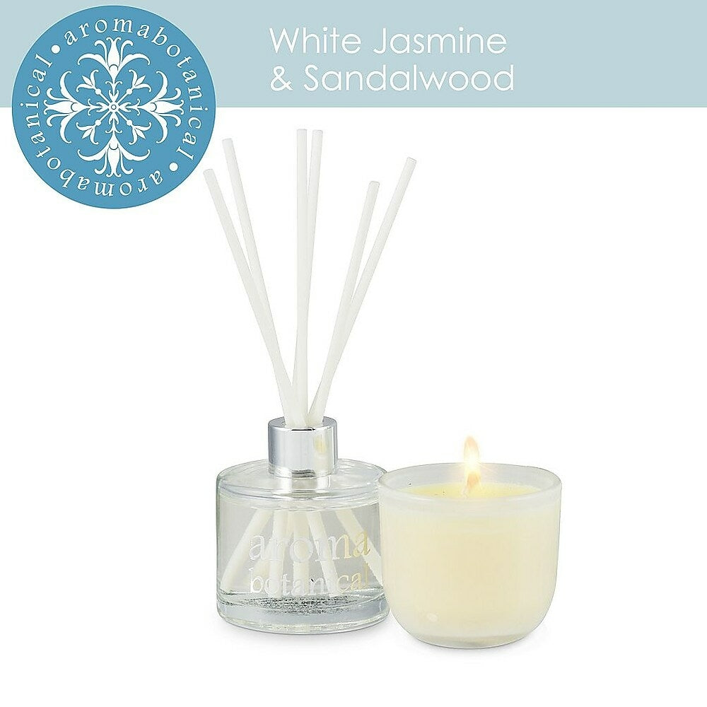 Image of Aromabotanical White Jasmine & Sandalwood Gift Set Candle + Diffuser (16-AB/SET JS )