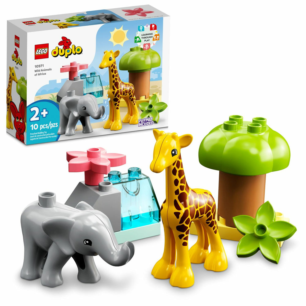 Image of LEGO DUPLO Wild Animals of Africa Building Toy - 10 Pieces